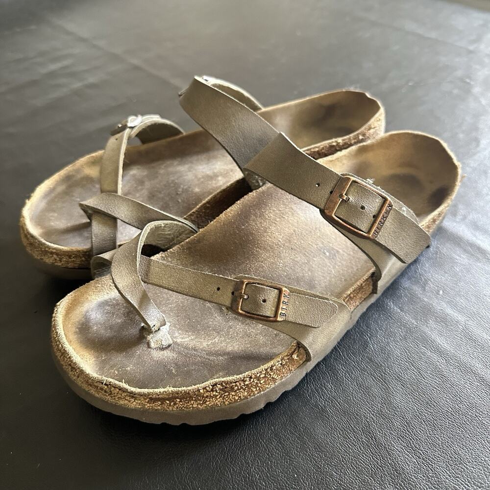 Birkenstock Mayari Birkibuc Sandals Toe Loop 41 EUR 10-10.5